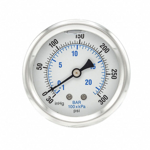 N0240 Compound Gauge 1/4 in NPT 2-1/2 in