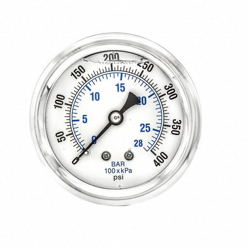 Pressure Gauge 1/4 in NPT 2-1/2 in