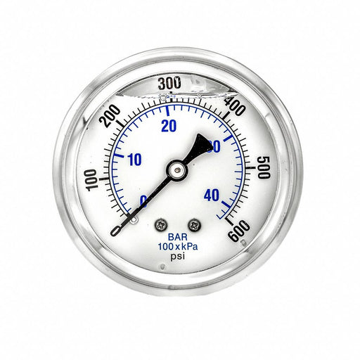 Pressure Gauge 1/4 in NPT 2-1/2 in