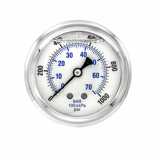 Pressure Gauge 1/4 in NPT 2-1/2 in