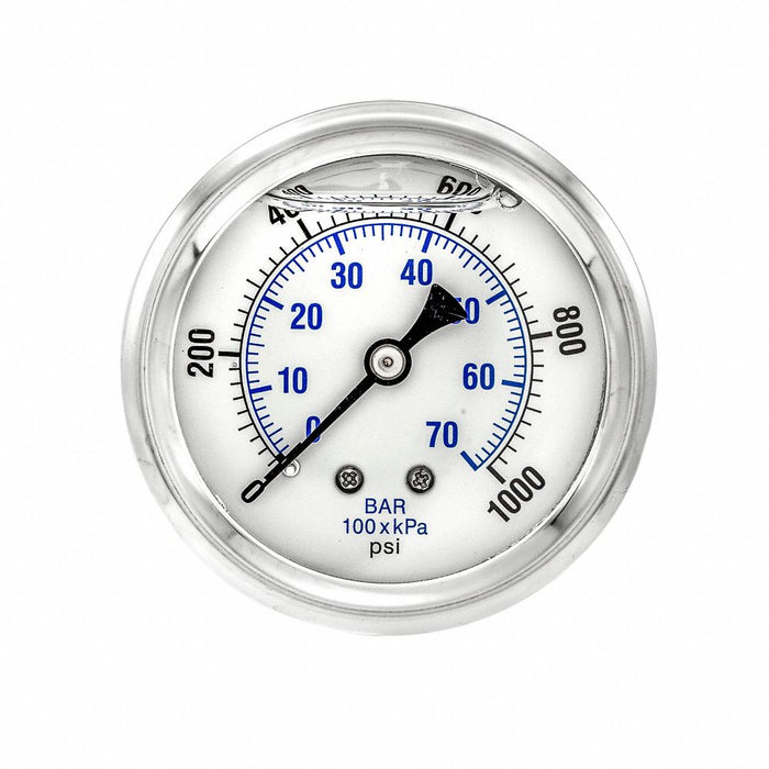 Pressure Gauge 1/4 in NPT 2-1/2 in