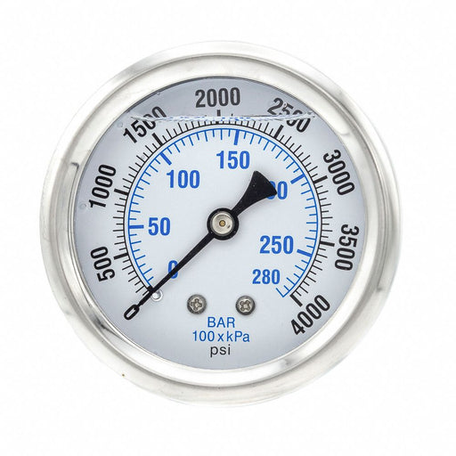 Pressure Gauge 1/4 in NPT 2-1/2 in