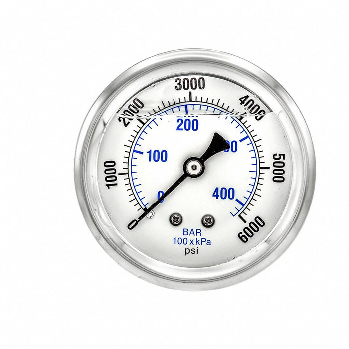 Pressure Gauge 1/4 in NPT 2-1/2 in