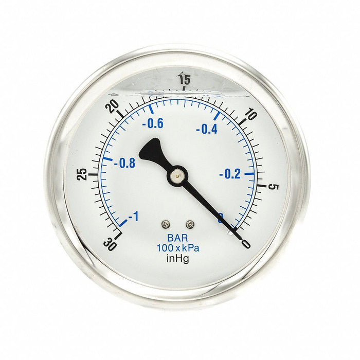 Vacuum Gauge 1/4 in NPT 4 in