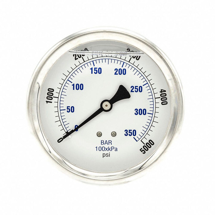 Pressure Gauge 1/4 in NPT 4 in