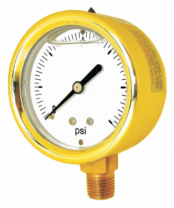 Pressure Gauge 1/4 in NPT 2-1/2 in