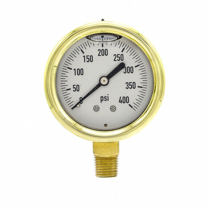 Pressure Gauge 1/4 in NPT 2-1/2 in