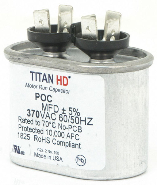 Motor Run Capacitor 5 MFD 2 1/16  H