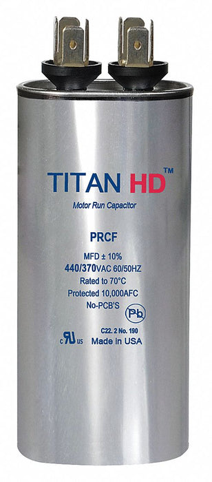 Motor Run Capacitor 7.5 MFD 2 7/8  H
