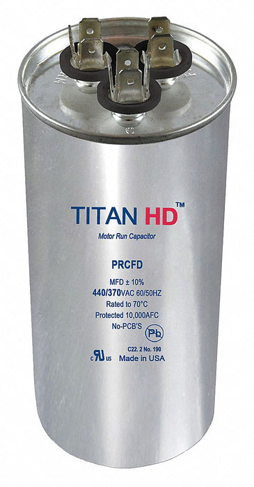 Dual Run Capacitor 40/7.5MFD 4 11/32 H