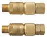 Hose Quick Connect Brass 9/16 -18 PK2