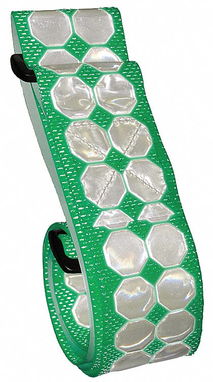 Reflective Belt Green 55 In Polymer