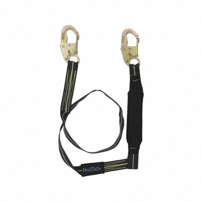Shock-Absorbing Lanyard Black