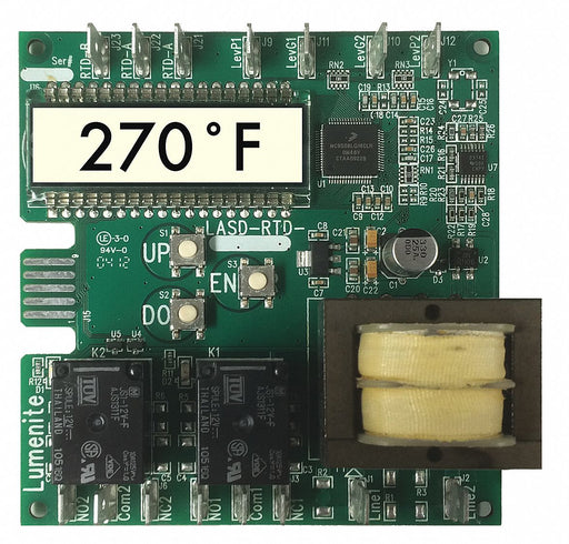 Level/Temp Controller LCD 120/240VAC