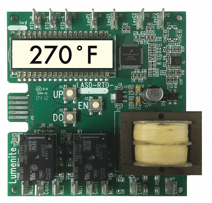 Level/Temp Controller LCD 120/240VAC