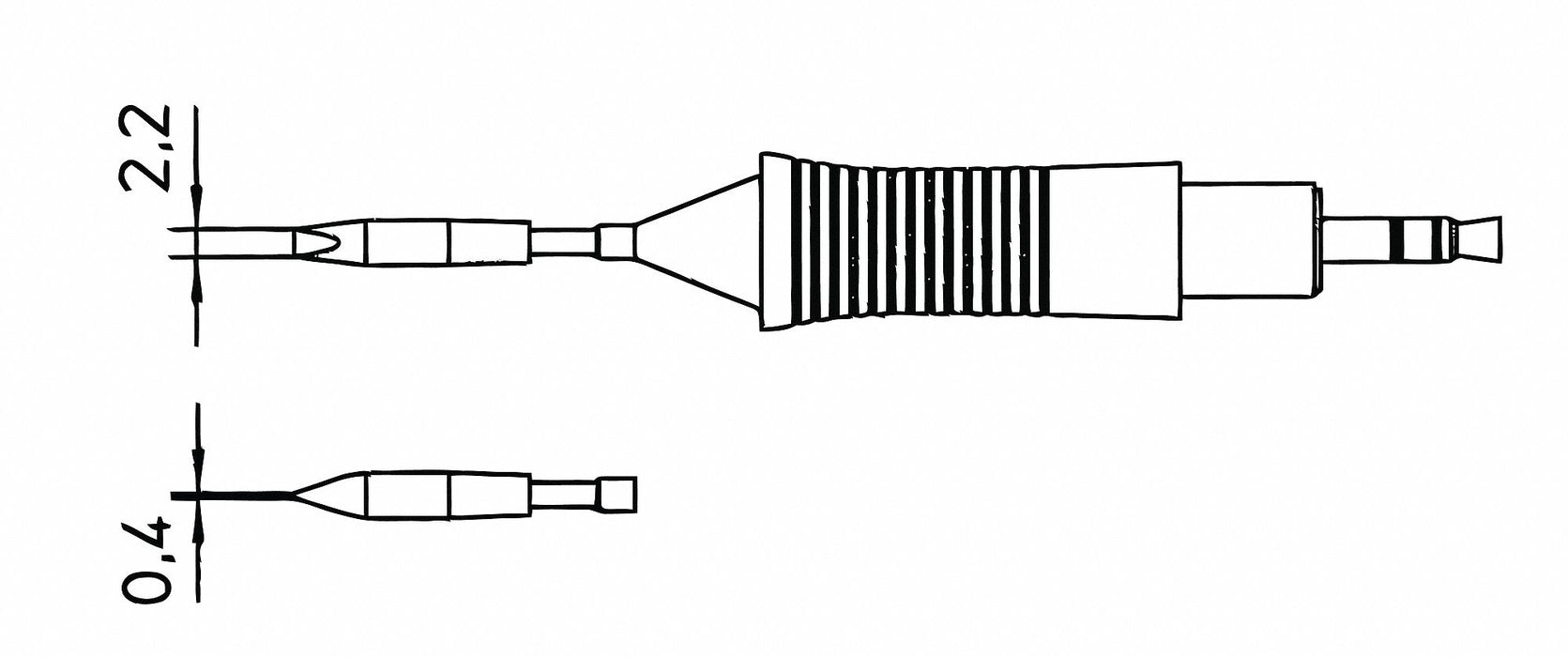 WELLER RT-MS Chisel Soldering Tip