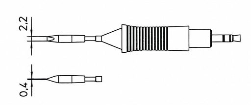 WELLER RT-MS Chisel Soldering Tip