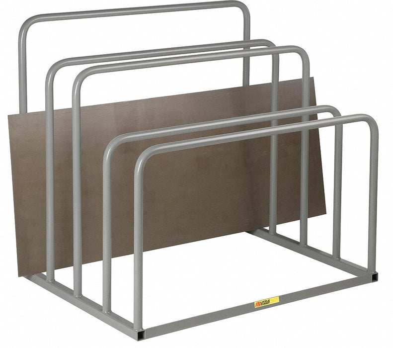 Vertical Sheet Rack 43-1/2 H 48 W Gray