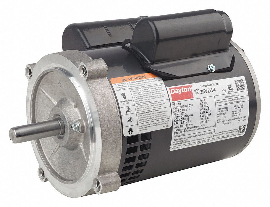 GP Motor 1 HP 1 725 RPM 115/208-230V 56C