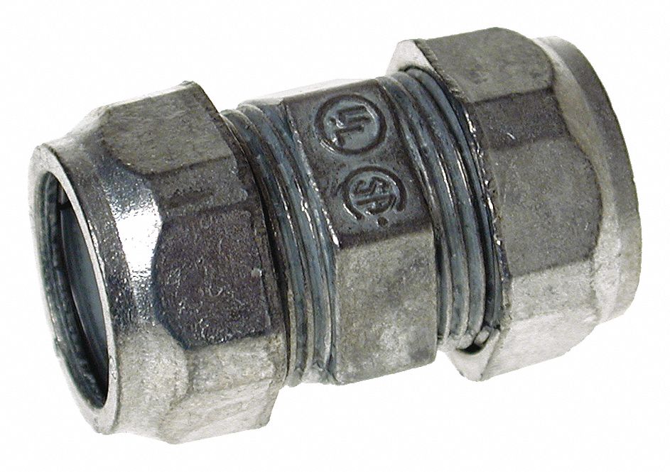 Coupling Zinc Overall L 3 9/16in