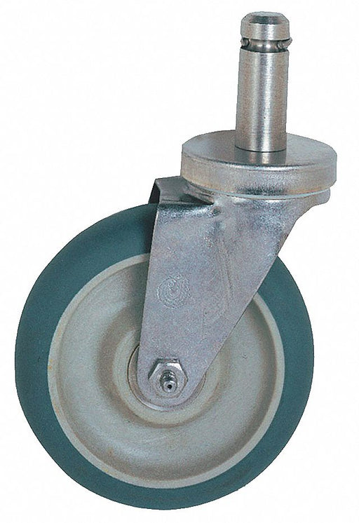 Swivel Stem Caster H 5 In w/Donut Bumper