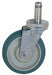 Swivel Stem Caster H 5 In w/Donut Bumper