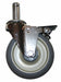 Swivel Stem Caster w/Brake Height 5 In