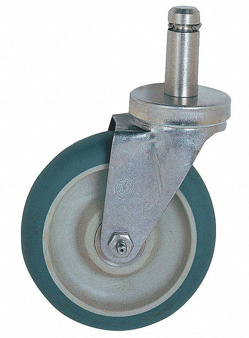 Swivel Stem Caster H 5 In w/Donut Bumper