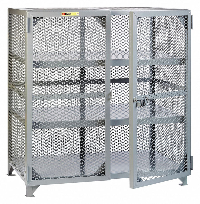 StrgLckr 52 x61 x27 Gray 2Shlv