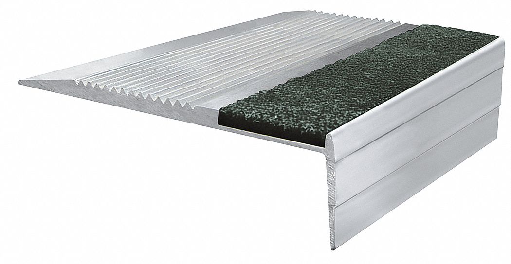 Stair Tread Black 42in W Extruded Alum
