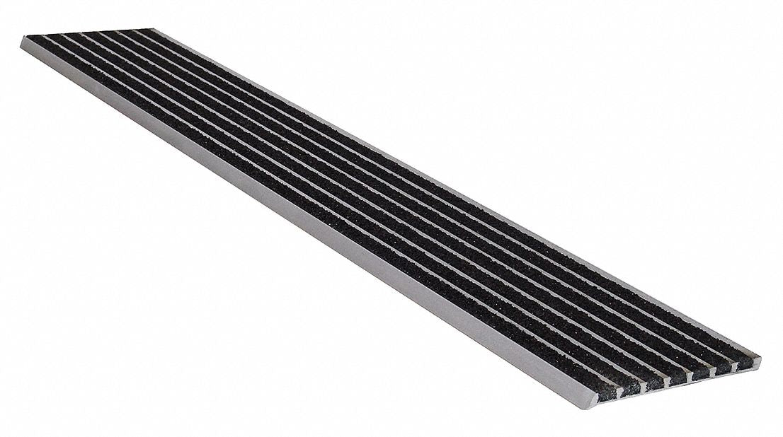 Stair Nosing Black 60in W Extruded Alum