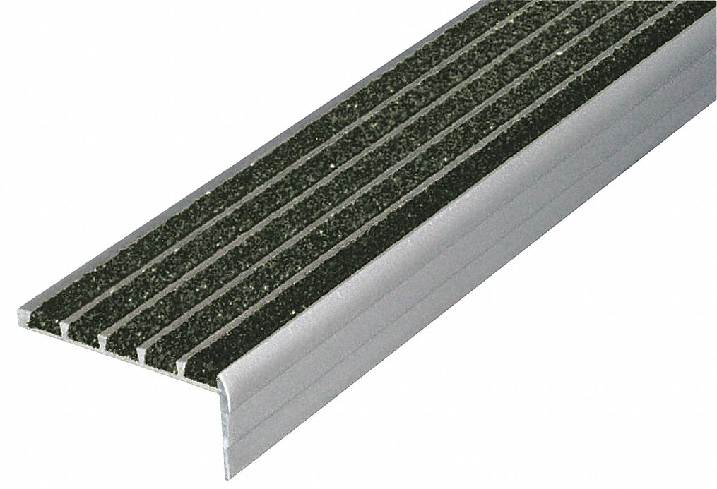 Stair Nosing Black 36in W Extruded Alum