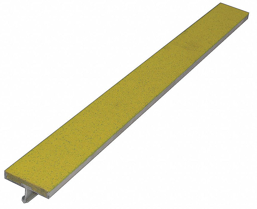 Stair Strip Yellow 36in W Extruded Alum