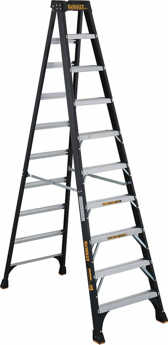 Stepladder Fiberglass 10 ft H 300 lb Cap