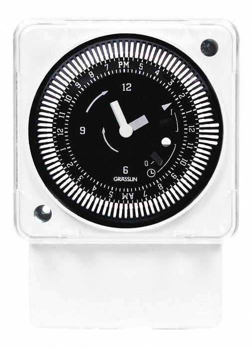 ElectromechanicalTimer 24hr SPDT Plastic