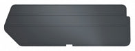 BinDivider 10.375inL Plastic Black PK6