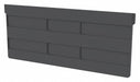 BinDivider 15.375inL Plastic Black PK6
