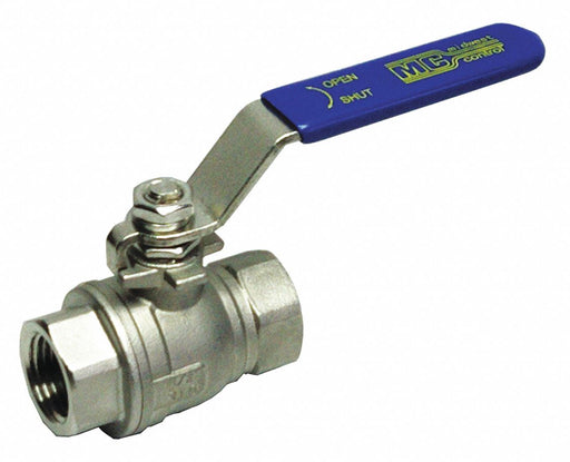 Manual 2-Way Ball Valve NPT 316 SS