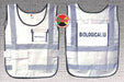 H6445 Safety Vest White Legend Insert Univsl