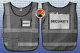 H6445 Safety Vest Gray Legend Insert Universal