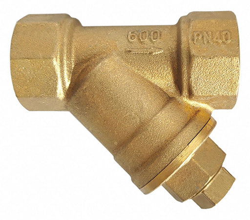 Y Strainer 2 3/4 H 20 mesh Brass