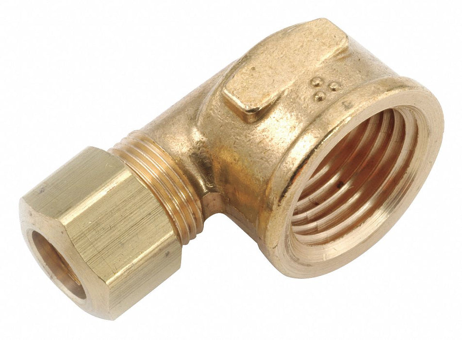 Elbow Brass Comp.5/8in Comp.3/16in