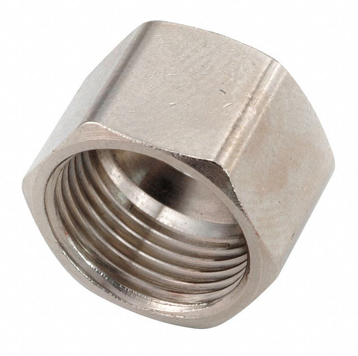 Nut Brass Compression 3/8 in