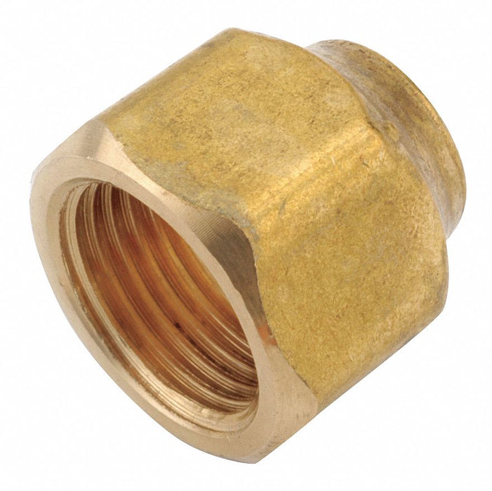 Flared Fitting Nut Brass 1/2 in