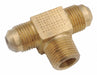 Tee Brass Flared5/8 Flared5/8 MNPT5/8 