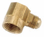 Elbow Brass Flared 5/8 in FNPT 1/2 in