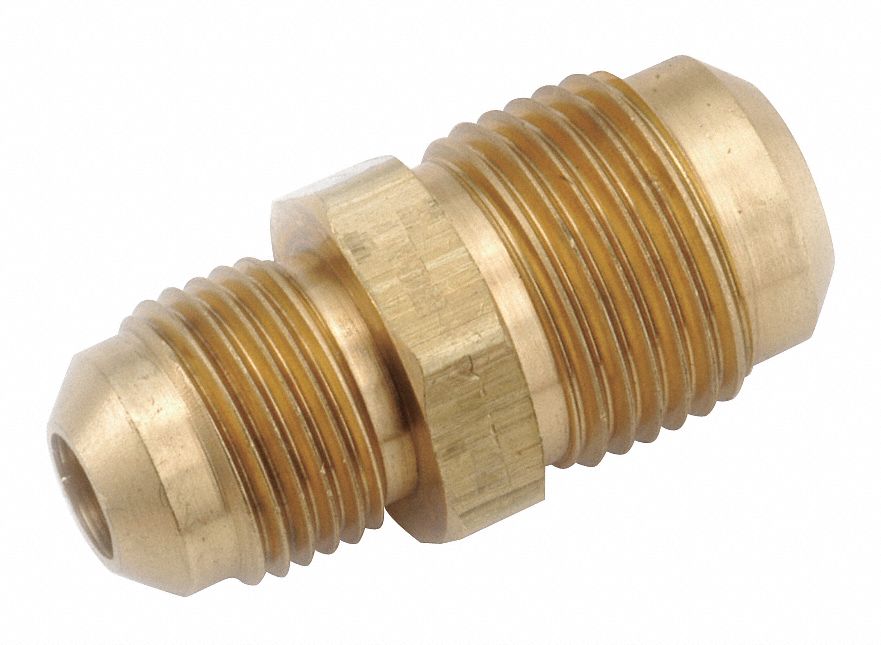 Strt Brass Flared5/8in Flared3/8in
