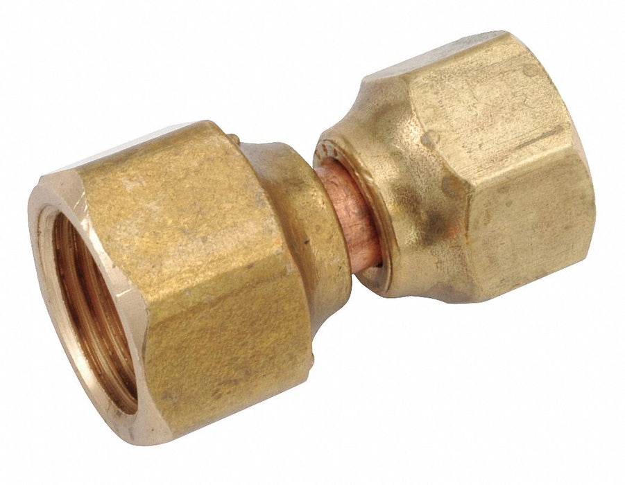 Strt Brass Flared1/2in Flared3/8in