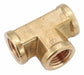 Female Tee Brass 3/4 in Pipe Size NPT