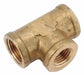 Reducing Tee Brass 3/8 x 3/8 x 1/4 in